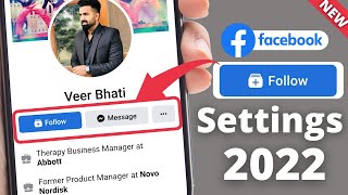 Facebook Followers Settings 2022  How To Add Follow Button on Facebook AccountProfile [upl. by Nilyarg682]