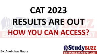 CAT 2023 Results are Out How to Download the Scorecard [upl. by Acirne113]