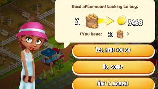 Hay Day Gameplay  Completing truck orders  Level 71 💙 [upl. by Aliam]