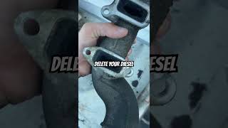 250000 Miles On A LLY Duramax EGR System  20045 GMC 2500 HD delete diesel egr soot truck [upl. by Mond]