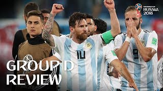 Croatia and Argentina progress  Group D Review [upl. by Tinaret]