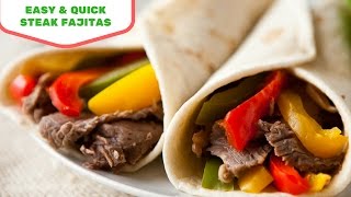 Easy and Quick Steak FajitasPiecesofNika [upl. by Maureene]