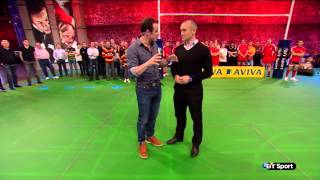 Pitch demo Brian ODriscoll magic  Rugby Tonight [upl. by Noman]