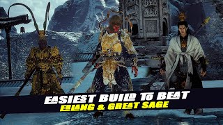 Easiest Build To Beat Erlang amp The Great Sage Broken Shell  Black Myth Wukong [upl. by Laon]