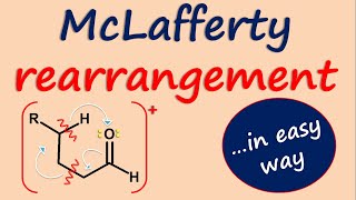 McLafferty rearrangement in easy way [upl. by Nahte]