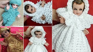 quot14 Diferentes ropones a crochet para niño Diosquot😇¡PRECIOSOS Y MUY FÁCILmuestrariocrochet [upl. by Notlew]