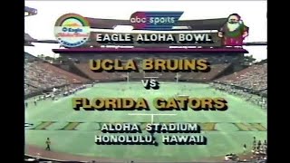 1987 Aloha Bowl 10 UCLA vs Florida No Huddle [upl. by Nrev383]