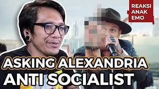 Reacting to Asking Alexandria  quotAntisocialistquot  REAKSI ANAK EMO [upl. by Lebasi]