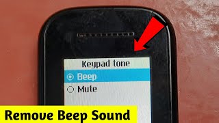 How to Stop Beep Sound in Samsung Keypad Mobile  Samsung Phone me Button tone kaise off kare b110e [upl. by Swerdna]