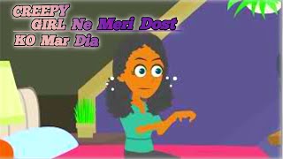 quotShe Was the Most Creepy Psycho Girl Ever SeenquotAnimated Horror Story in Hindi [upl. by Cappella]