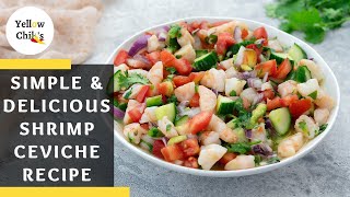 Quick and Easy Shrimp Ceviche Recipe for Seafood Lovers [upl. by Cordi838]