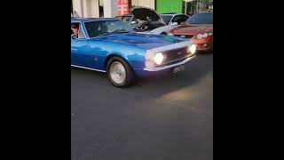 67 and 68 Camaro Rolling Into The Car Meet [upl. by Asecnarf]