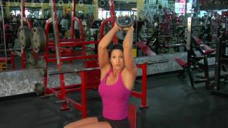 How to Do Triceps Dumbbell Extensions [upl. by Gomer829]