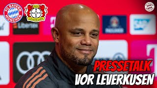 Pressetalk mit Vincent Kompany vor FC Bayern  Bayer Leverkusen  DFBPokal [upl. by Ative]