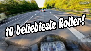 Die 10 beliebtesten 50ccm Roller in Deutschland [upl. by Ricki]