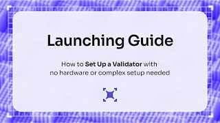 How to Set Up a Validator with No Hardware or Complex Setup Needed [upl. by Pulchia]