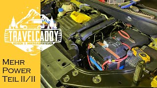 Caddy Zweitbatterie  Teil II Verkabelung amp Ladebooster für den Caddy Minicamper [upl. by Essilec928]