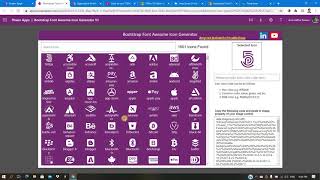 Bootstrap Font Awesome Icon Generator for PowerApps [upl. by Ylekalb]