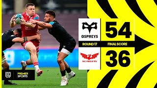 Ospreys vs Scarlets  Highlights from URC [upl. by Hoang357]