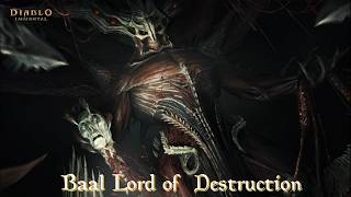 Baal Lord of Destruction  Diablo Lore [upl. by Aicenav687]