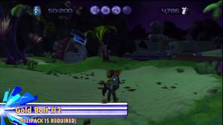 Ratchet amp Clank HD  All Skill Points amp Gold Bolts Aridia [upl. by Nasya]