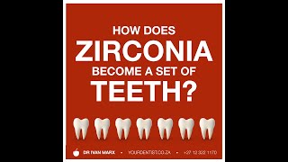 How does Zirconia become a set of teeth [upl. by Gemma833]