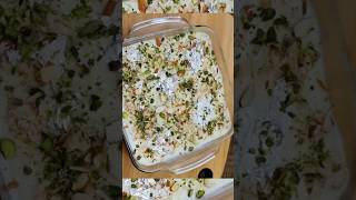 Quick and easy milk dessert  Arabian Dessert recipe viralshorts easyrecipedessert [upl. by Aisatsana96]