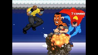 Superman MDS22 amp Superboy vs Luke Cage amp Mike Tyson [upl. by Annayar314]