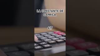 LA CONSTANTE DE CAPARICA 617 interesante superinteresante sorprendentes matematika [upl. by Allveta]