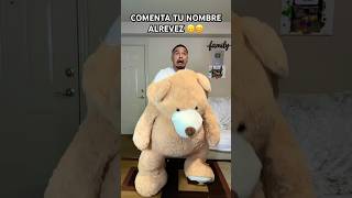 EL OSO GIGANTE DE PELUCHE 😂 Créditos alfredolarin comedia humor [upl. by Antonetta315]