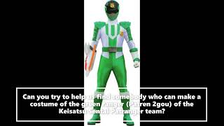 Super Sentai Costume Ideas Patren 2gou Keisatsu Sentai Patranger [upl. by Laroc815]