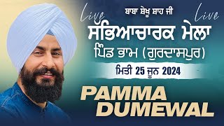 🔴LIVE PAMMA DUMEWAL  BHAM  ਭਾਮ Gurdaspur Sabyacharak Mela 25 June 2024 [upl. by Orimar844]