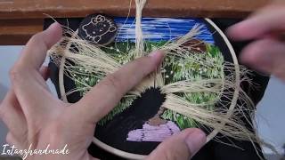 Hand Embroidery  Hair Stitching [upl. by Ahterod]