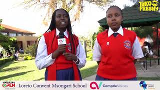 Loreto Convent Msongari at Mashujaa Open 2024 Tuko Freshy TukoFreshy [upl. by Yelekreb]