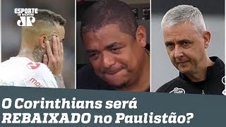 SERÁ Vampeta está com MEDO do rebaixamento do Corinthians no Paulistão [upl. by Hourigan]