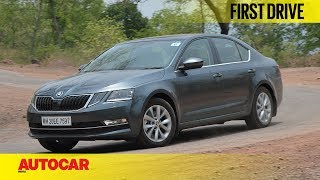 2017 Skoda Octavia  First Drive  Autocar India [upl. by Tonia]