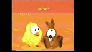 Super rtl Toggolino Werbeblock  Werbung  Trailer  idents  Abspann Ostern 2003 [upl. by Grimbly]