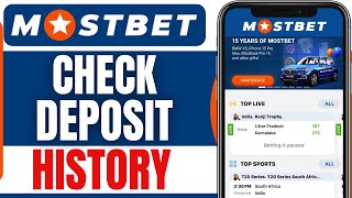 How To Check Mostbet Deposit History 2025 [upl. by Ajroj647]