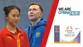 2019 Minsk Trampoline World Cup – Highlights Individual competition [upl. by Adamina]