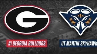 Georgia Bulldogs vs UTM Skyhawks Live [upl. by Erhart517]