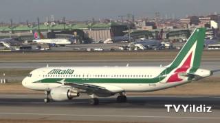 Alitalia A320 vs Air France A320 Takeoff at Istanbul Atatürk Airport [upl. by Ashmead433]