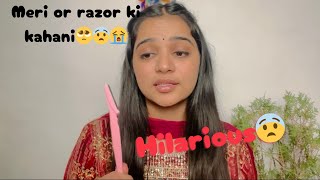 My Experience with razor😭Disadvantages of Razor😳youtube relatable razor viral viralvideo [upl. by Garek530]