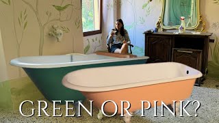 Cast iron BATHTUB for our DREAM bathroom Renovation [upl. by Pirnot]