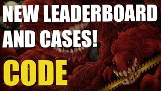 ROBLOX NEW LEADERBOARD AND CASES ROGHOUL ALPHA CODES 🎁 HOW TO REDEEM [upl. by Yhtamit854]