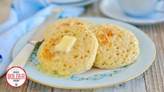 NoKnead Homemade Crumpets No Oven Needed [upl. by Oicor497]