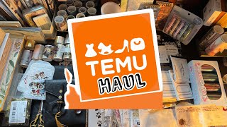 Temu Haul Aesthetic Stationary  scrapbook  journal ​⁠temu ​⁠ShahanasCraftKingdom [upl. by Nuajed]