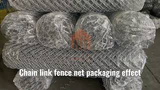 Chain link fence Cyclone mesh Diamond wire mesh [upl. by Socin]