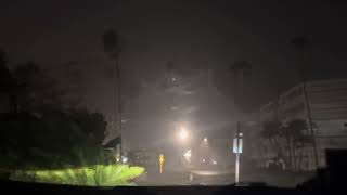 Hurricane Milton Eyewall Extreme Winds St Petersburg Tampa Bay Florida October 10 2024 [upl. by Sigvard]