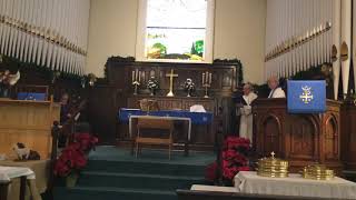 First Lutheran Church Bellefontaine OH December 24 2023 Sunday Service [upl. by Hanoj]