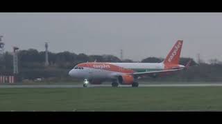 Manchester Airport  Easyjet Europcar departing [upl. by Yrrac]